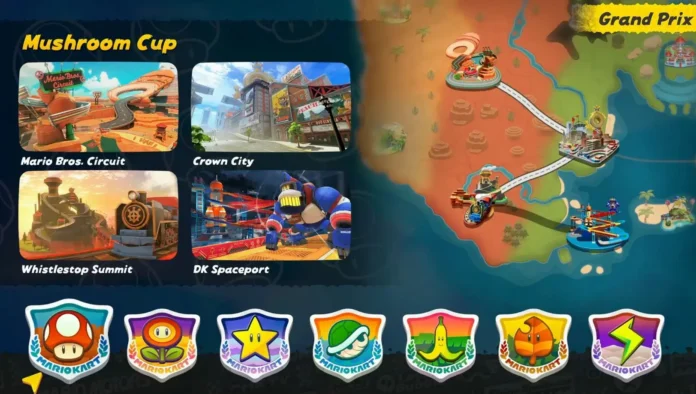Як отримати три зірки в Grand Prix в Mario Kart World